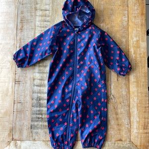 Baby Boden one piece rain suit size 2-3Y